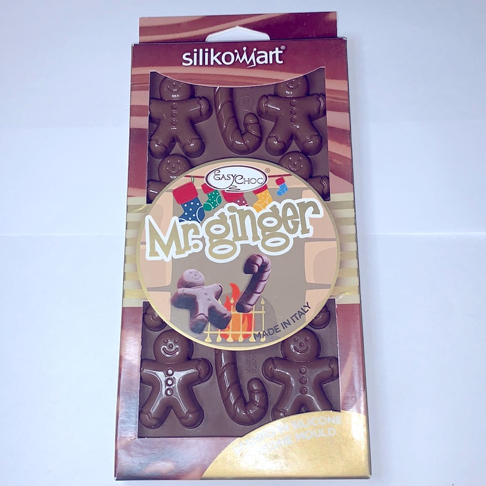 ❄️ 🎄 Gingerbread and candy cane chocolate mold tray 🔘